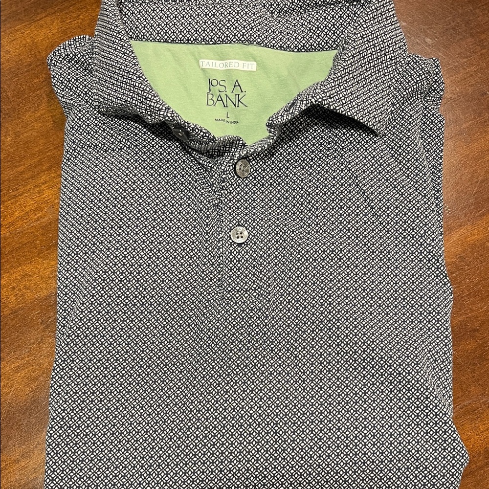 Jos. A. Bank Patterned Polo Shirt